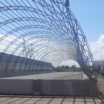 Строительство арочных ангаров
