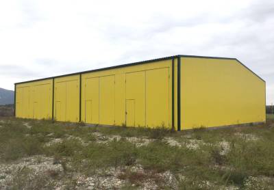 Строительство прямостенных ангаров